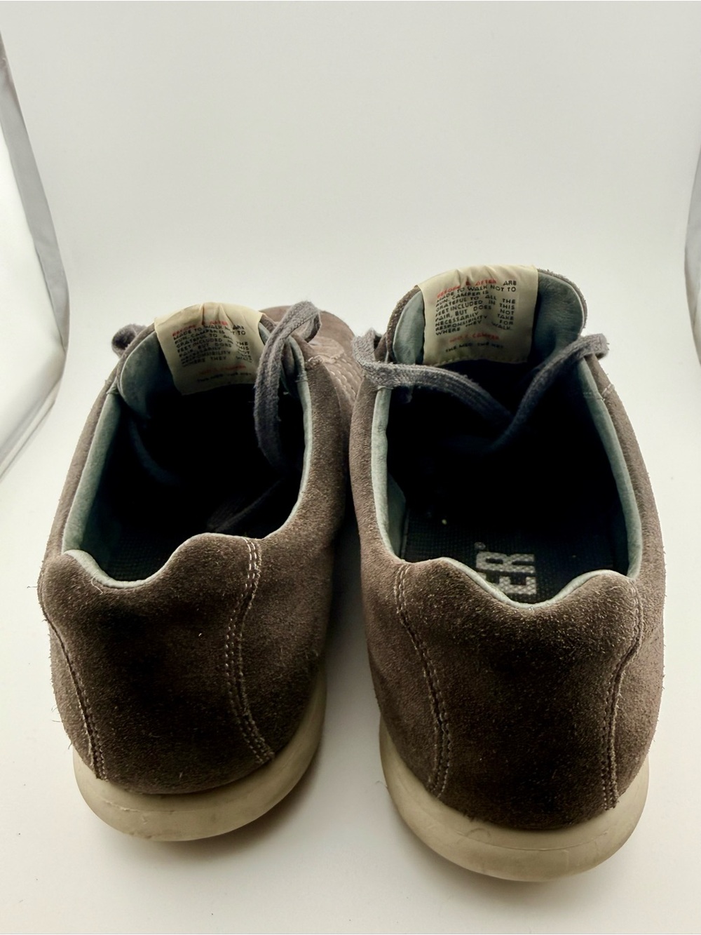 Camper Men’s Grey Pelotas XLite Suede Low-Top Lace Sneakers - Picture 2 of 7
